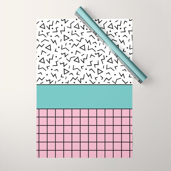 Memphis Pattern 33 / 80s - 90s Retro Wrapping Paper Gallery Image 1