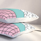 Memphis Pattern 33 / 80s - 90s Retro Pillow Sham Gallery Image 3