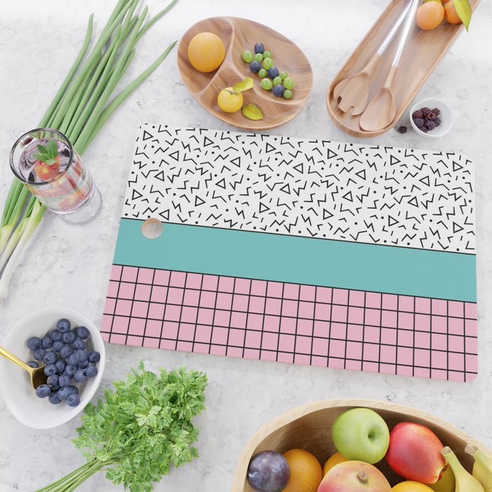 Memphis Pattern 33 / 80s - 90s Retro Cutting Board Gallery Image 2