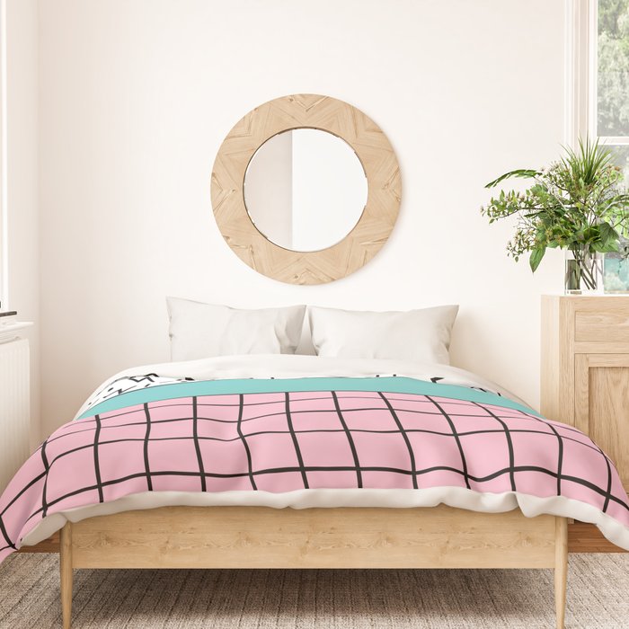 Memphis Pattern 33 / 80s - 90s Retro Duvet Cover Gallery Image 3