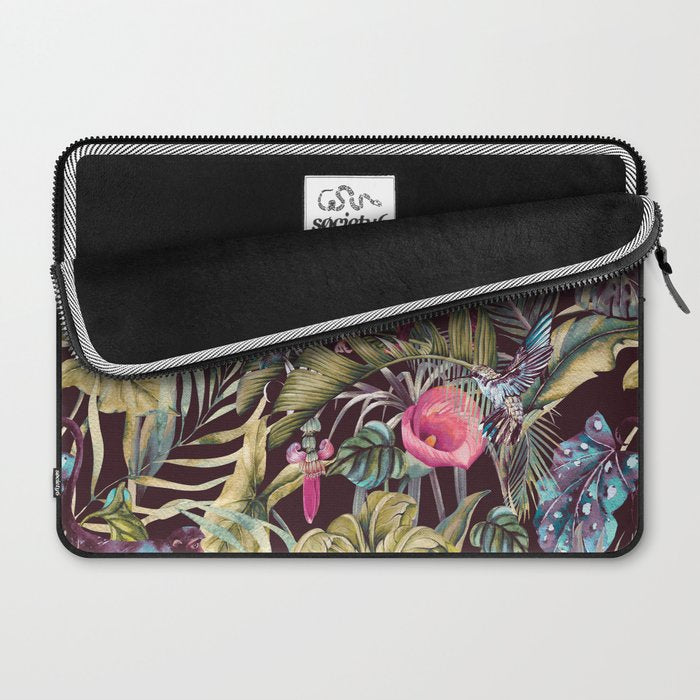 Fantasy in the nocturnal tropical jungle Laptop Sleeve Gallery Image 2