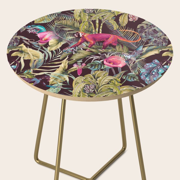 Fantasy in the nocturnal tropical jungle Side Table Gallery Image 2