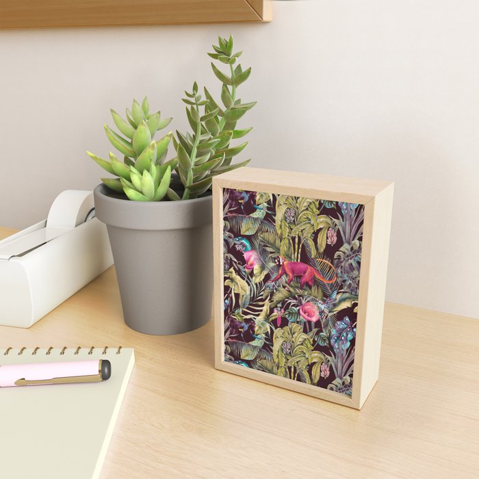 Fantasy in the nocturnal tropical jungle Mini Art Print Gallery Image 2