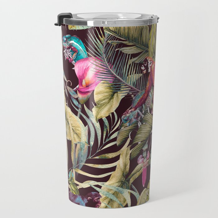 Fantasy in the nocturnal tropical jungle Travel Mug Gallery Image 3