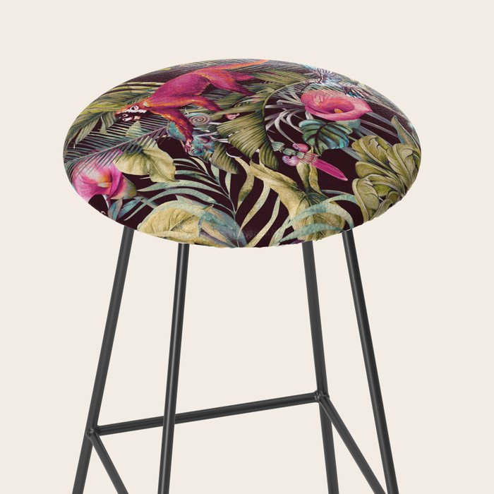 Fantasy in the nocturnal tropical jungle Stool Gallery Image 2