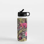 Fantasy in the nocturnal tropical jungle Water Bottle Gallery Image 1