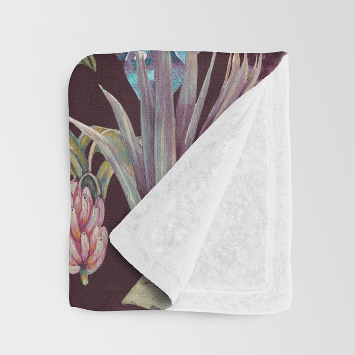 Fantasy in the nocturnal tropical jungle Throw Blanket Gallery Image 3