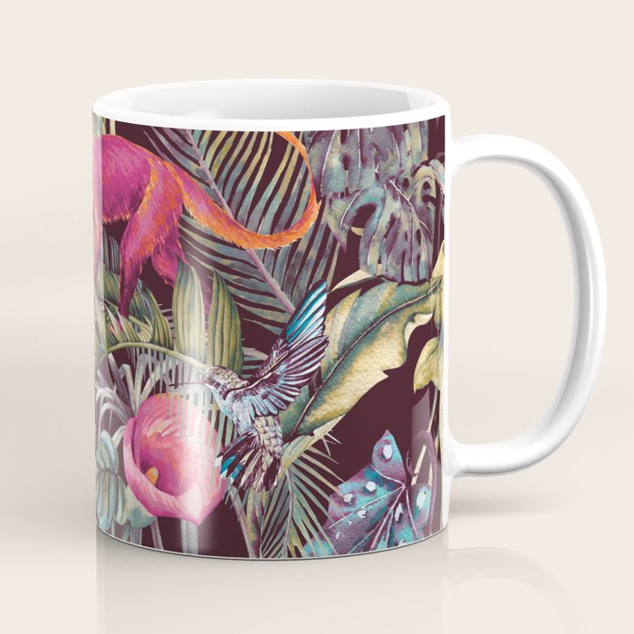 Fantasy in the nocturnal tropical jungle Coffee Mug Gallery Image 1