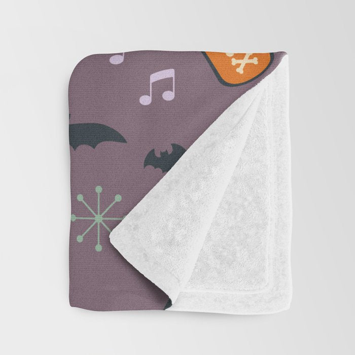 50s Witch Vibes Throw Blanket Gallery Image 3