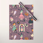 50s Witch Vibes Wrapping Paper Gallery Image 1