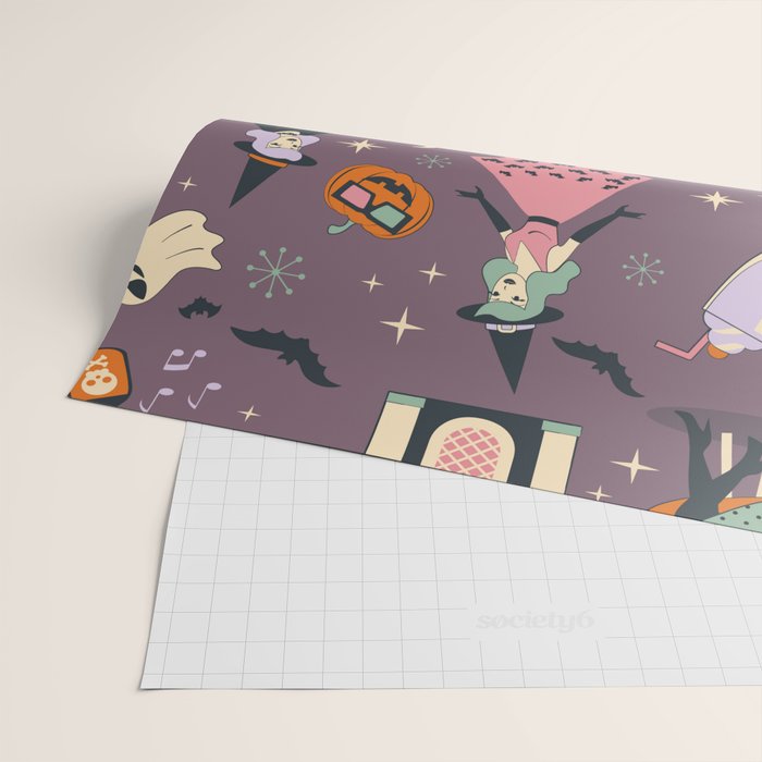 50s Witch Vibes Wrapping Paper Gallery Image 2