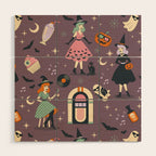50s Witch Vibes Wood Wall Art Gallery Image 1