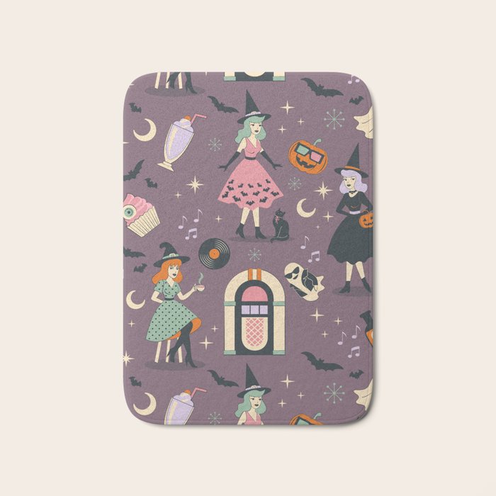 50s Witch Vibes Bath Mat Gallery Image 1