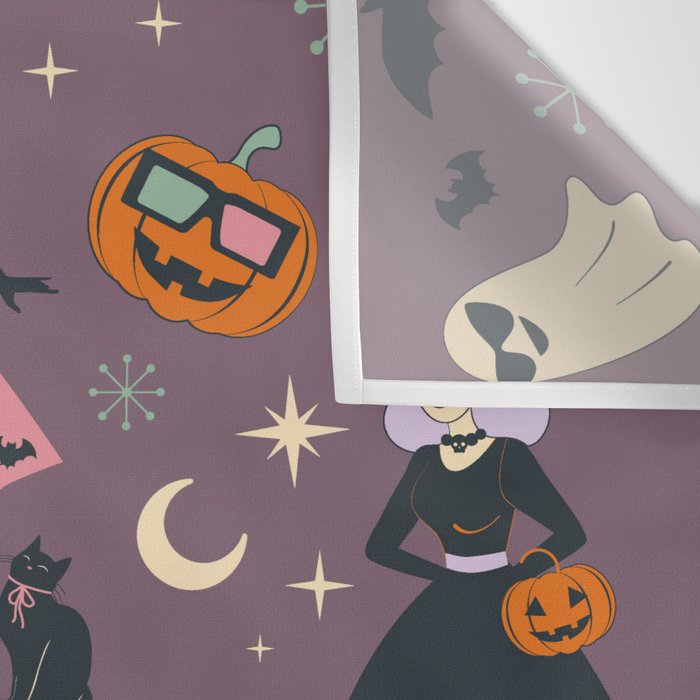 50s Witch Vibes Wall Tapestry Gallery Image 3