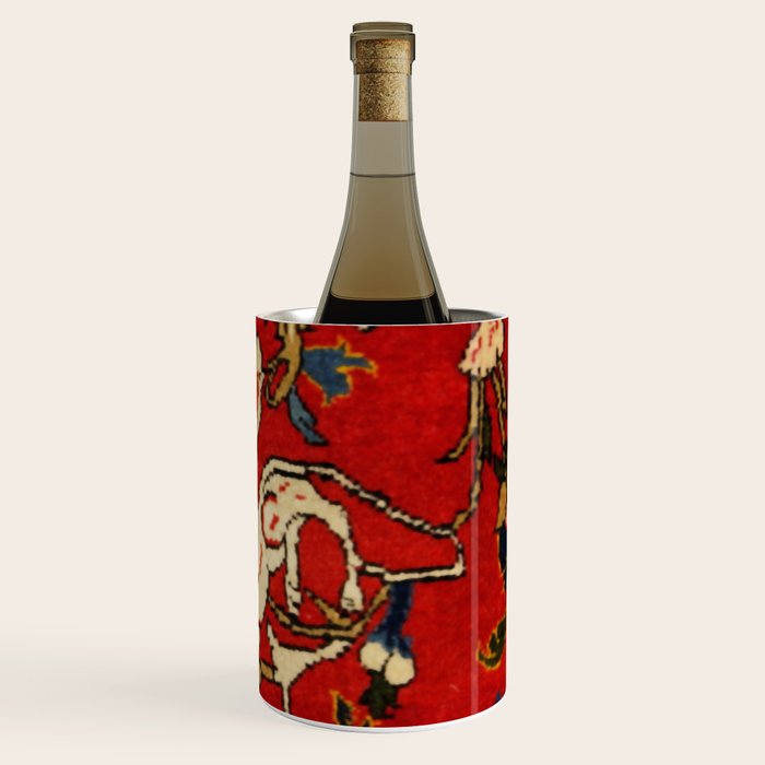 Persian Floral Animal Rug Print Wine Chiller Gallery Image 3