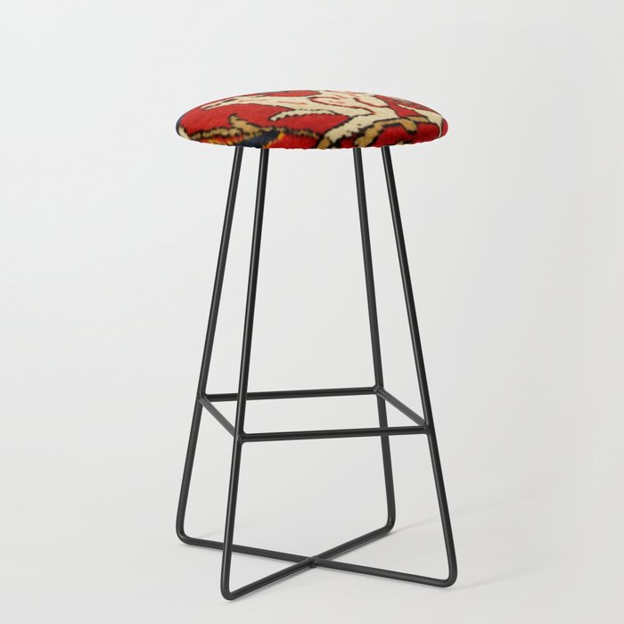Persian Floral Animal Rug Print Stool Gallery Image 1