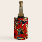 Persian Floral Animal Rug Print Wine Chiller Gallery Image 2