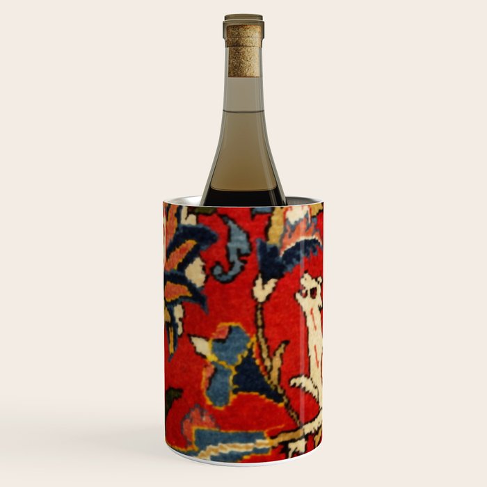 Persian Floral Animal Rug Print Wine Chiller Gallery Image 2