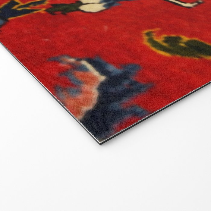 Persian Floral Animal Rug Print Welcome Mat Gallery Image 2