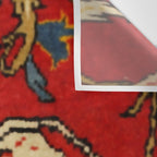 Persian Floral Animal Rug Print Wall Tapestry Gallery Image 3