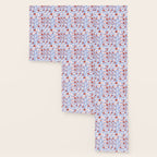 Blue and Orange vibrant bold flowers Wallpaper Gallery Image 3