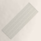 Lines #5 (Cream & Gray) Yoga Mat Gallery Image 1