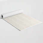 Lines #5 (Cream & Gray) Yoga Mat Gallery Image 2