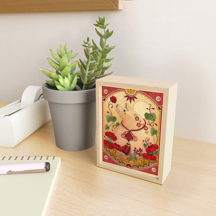 Year of the Pig Mini Art Print Gallery Image 2