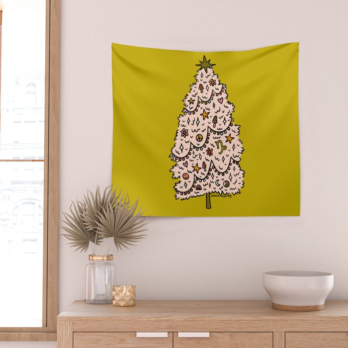 Capricorn Tree Wall Tapestry Gallery Image 2