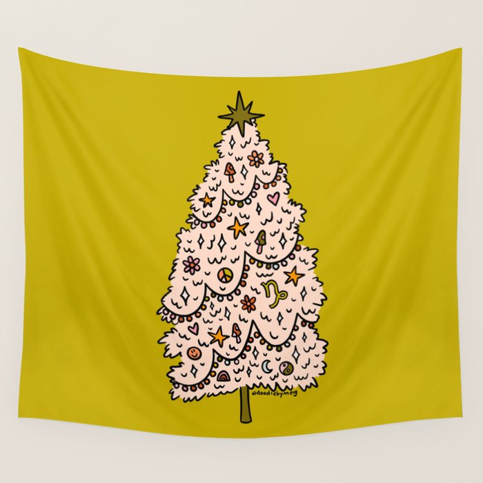 Capricorn Tree Wall Tapestry Gallery Image 4