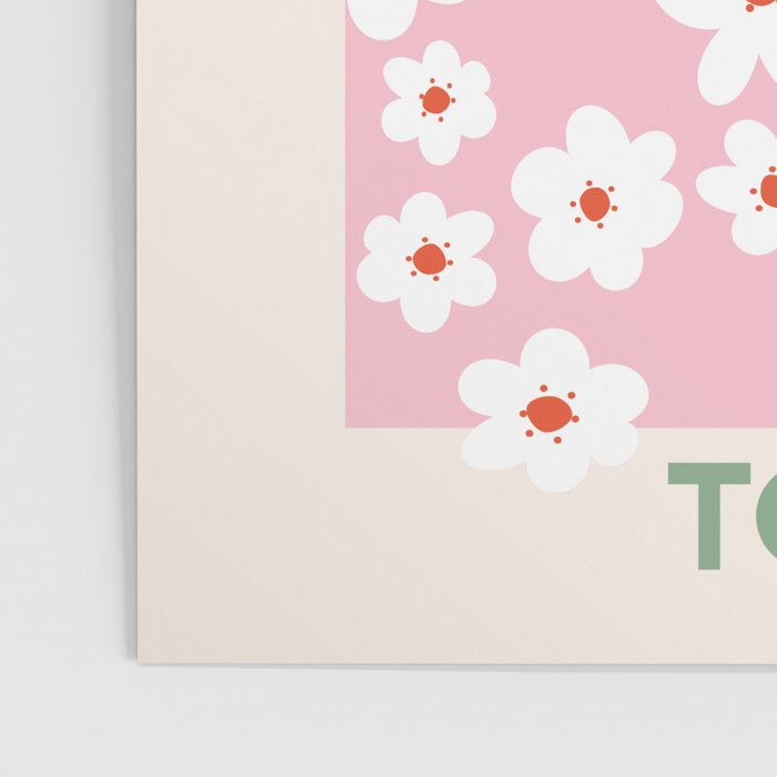 Flower Market Tokyo Cherry Blossoms Poster Gallery Image 3