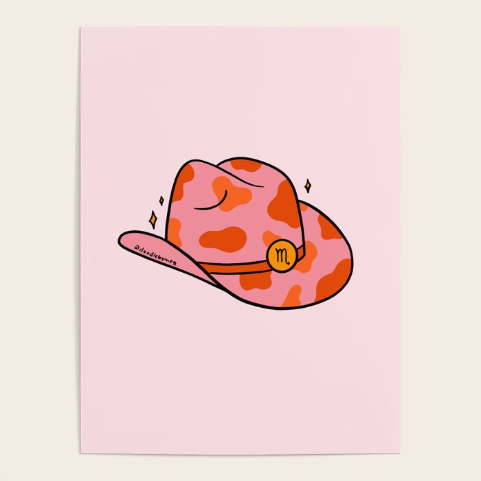 Scorpio Cowboy Hat Poster Gallery Image 4
