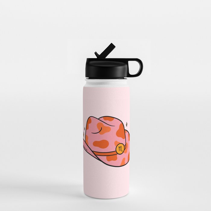 Scorpio Cowboy Hat Water Bottle
