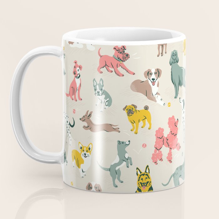Silly Dog Friends Coffee Mug Gallery Image 3