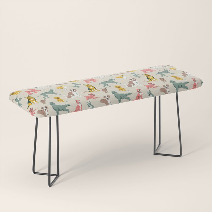 Silly Dog Friends Bench Gallery Image 1