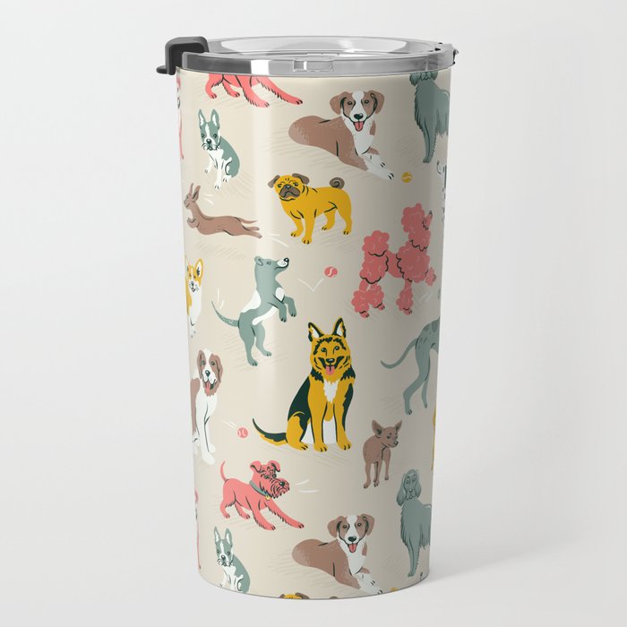 Silly Dog Friends Travel Mug Gallery Image 3
