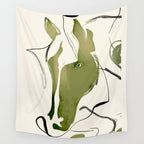 Abstract Minimal Horse Wall Tapestry Gallery Image 4