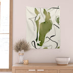 Abstract Minimal Horse Wall Tapestry Gallery Image 2