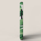 Tropical banana leaves VI iPhone Case Gallery Image 2
