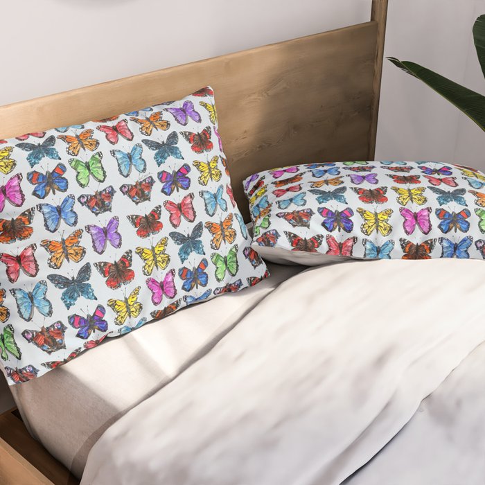 Butterfly Garden Pillow Sham Gallery Image 2