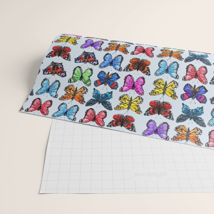 Butterfly Garden Wrapping Paper Gallery Image 2