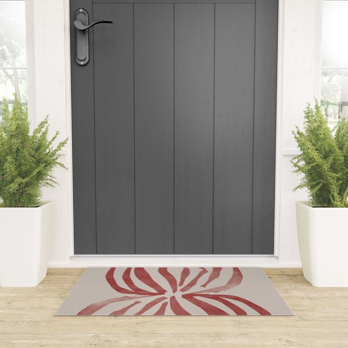 New Vase Line Art Welcome Mat Gallery Image 3