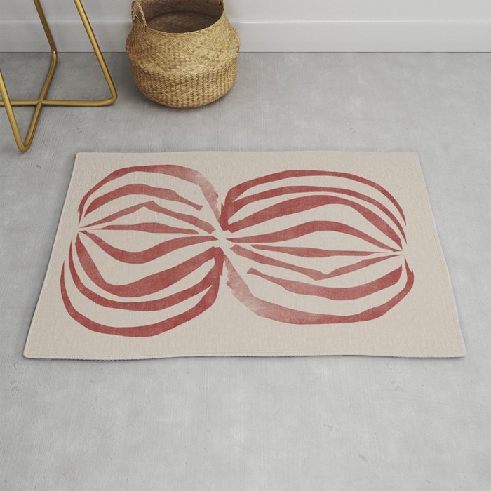 New Vase Line Art Rug Gallery Image 1