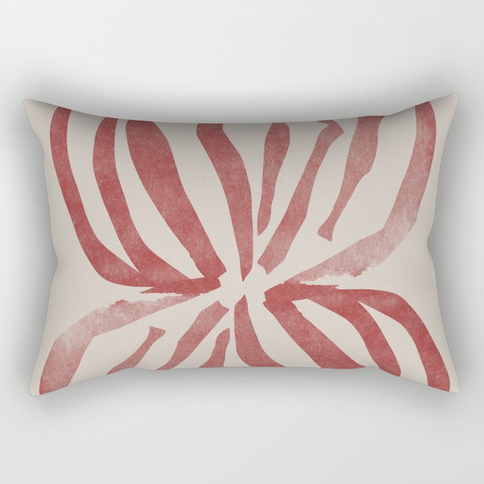 New Vase Line Art Rectangular Pillow Gallery Image 1
