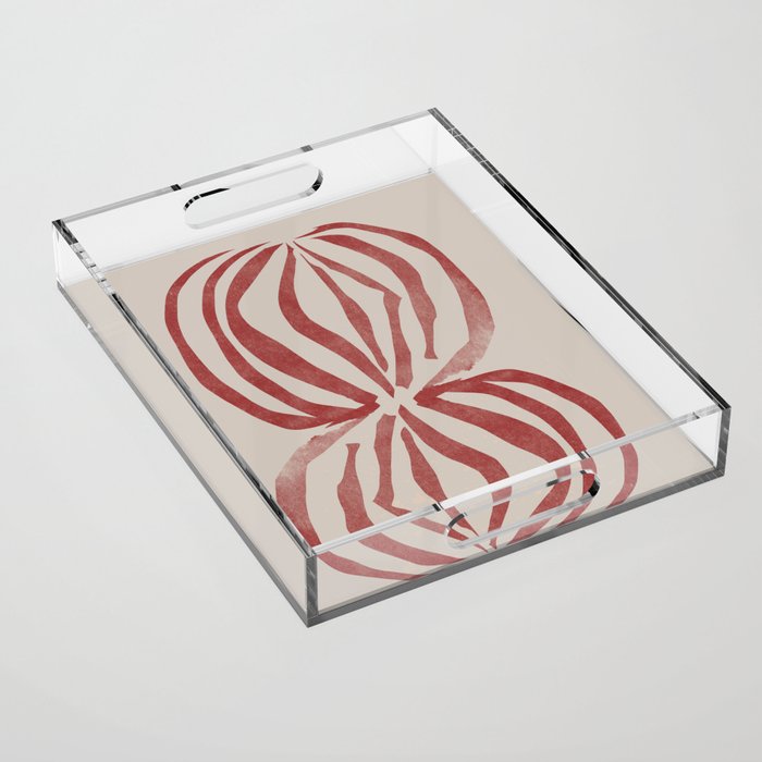 New Vase Line Art Acrylic Tray Gallery Image 1