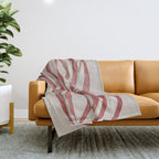 New Vase Line Art Throw Blanket Gallery Image 1
