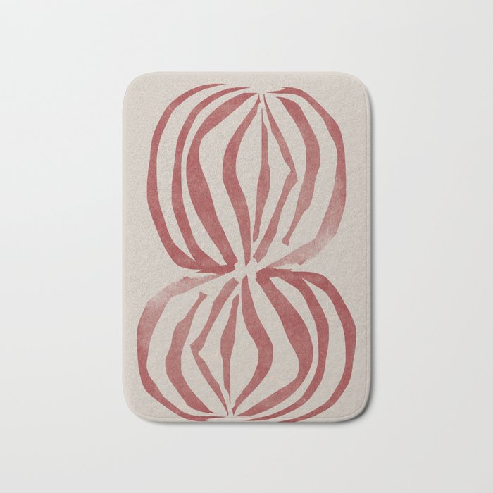 New Vase Line Art Bath Mat Gallery Image 1