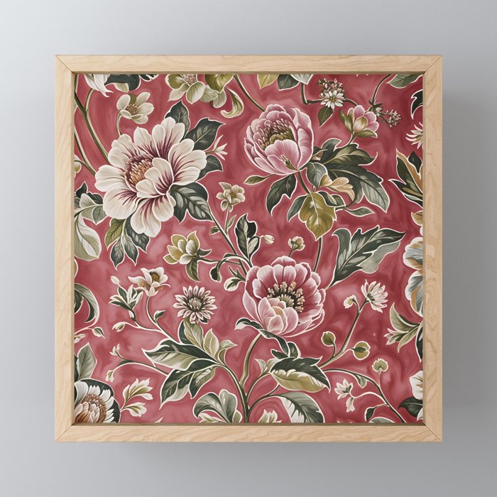 Peruvian Pink Floral Mini Art Print Gallery Image 1