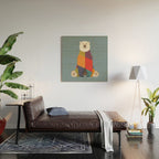 Polar Bear Wood Wall Art Gallery Image 2