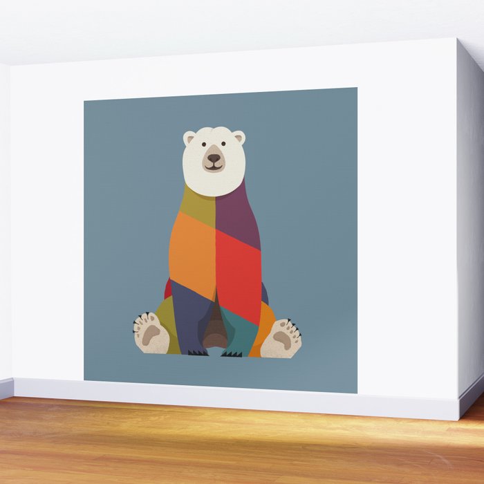 Polar Bear Wall Mural Gallery Image 2